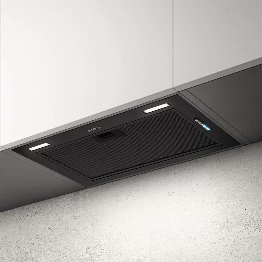 Вытяжка полновстраиваемая Elica FOLD BL MAT/A/52 (1050 м³/ч / 180 Вт / LED освещение 2x2.1 Вт / ширина - 51.4 см / черный)-0