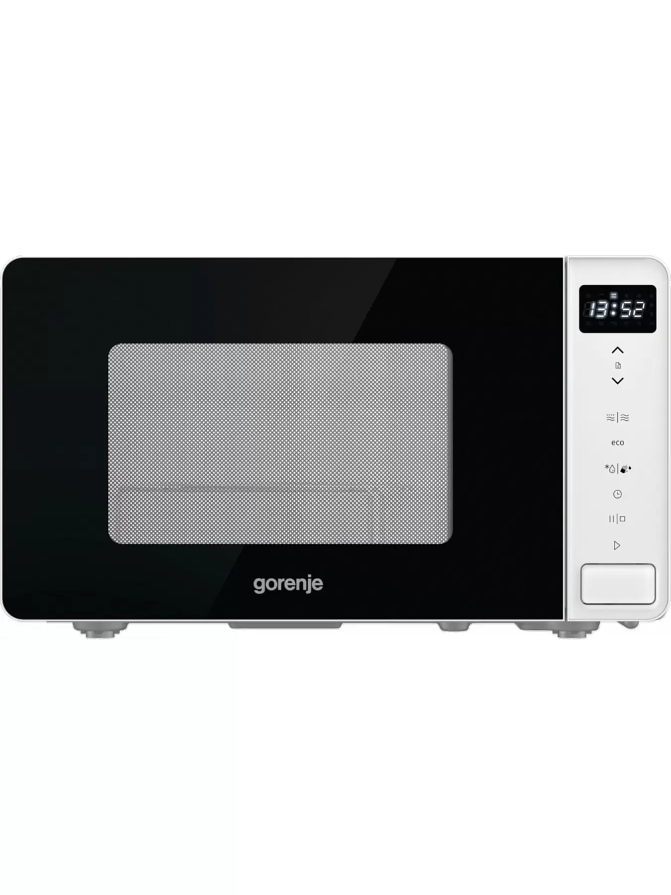 Микроволновая печь Gorenje MO20S4W (Superior / 20 л, 800 Вт, переключатели сенсор, дисплей, белый/черный)-0