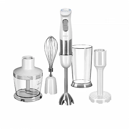 Блендер Redmond RHB-2973 (1200 Вт / скоростей 5 / турборежим / венчик, измельчитель, стакан, пюре)-0