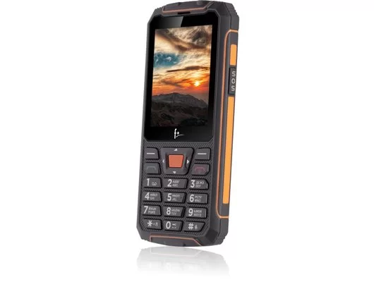 Телефон мобильный F+ R280 Black-orange-0