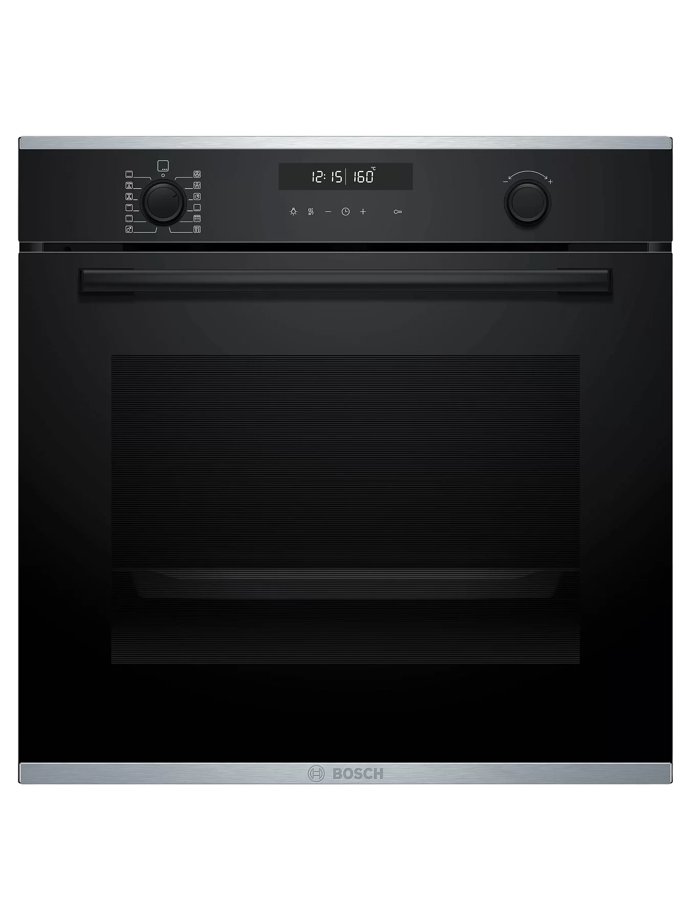 Духовой шкаф Bosch HBG278EB3 (Serie6 / 71 л / до 275 °C / чёрное стекло / Гриль / Съемные напр / Пиролиз / AutoPilot 10 / SoftClose / A)-0