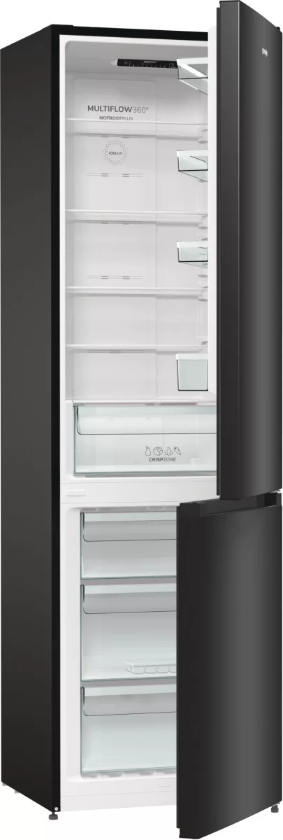 Холодильник Gorenje NRK6202EBXL4 (Essential / Объем - 331 л / Высота - 200см / A++ / Чёрный / NoFrost Plus)-0