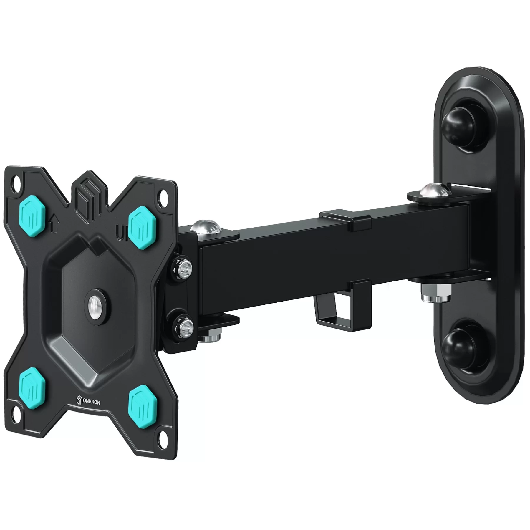 Кронштейн для ТВ ONKRON R2 чёрный, для 10"-35", наклон 8°, поворот 140°, нагрузка до 20 кг, расстояние до стены 80-220 мм-0