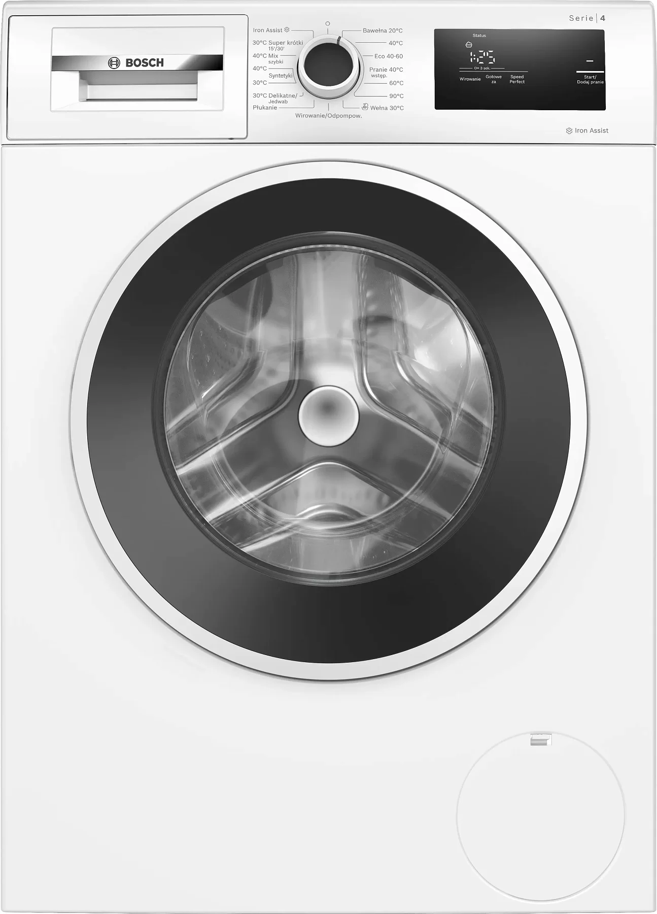 Стиральная машина Bosch WAN240MHPL (Serie4 / 59-63,3см / 9 кг / 1200об / пар / SpeedPerfect / ActiveWater Plus / EcoSilence Drive / A+++)-0