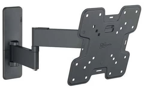 Кронштейн для ТВ VOGEL'S TVM 1243 чёрный, для 19"-43", наклон 15°, поворот 180°, нагрузка до 15 кг, расстояние до стены 57 - 395 мм, QUICK-0
