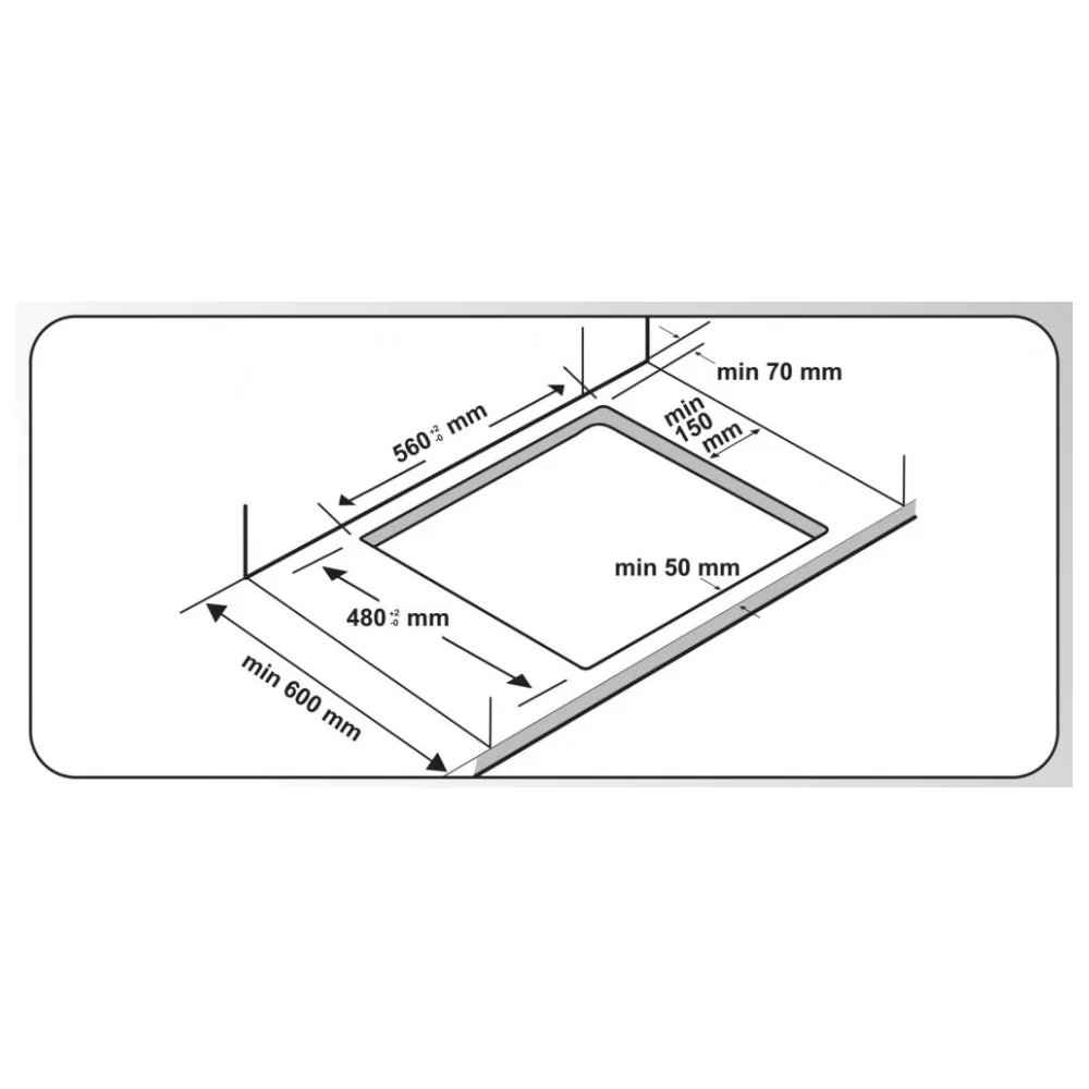 Поверхность газовая Candy CHW6BR4WPX (Moderna / Нерж / Сталь)-5
