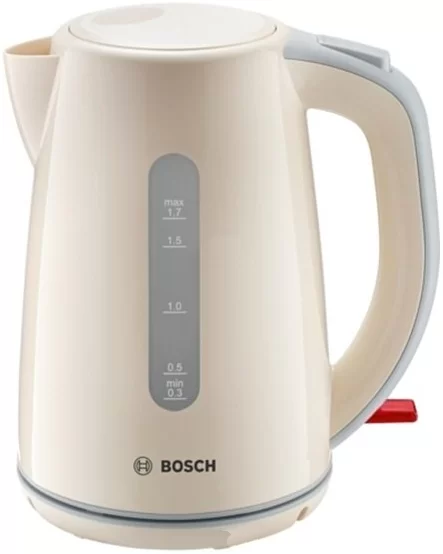 Чайник Bosch TWK7507 (2200Вт / 1,7л / пластик / бежевый)-0