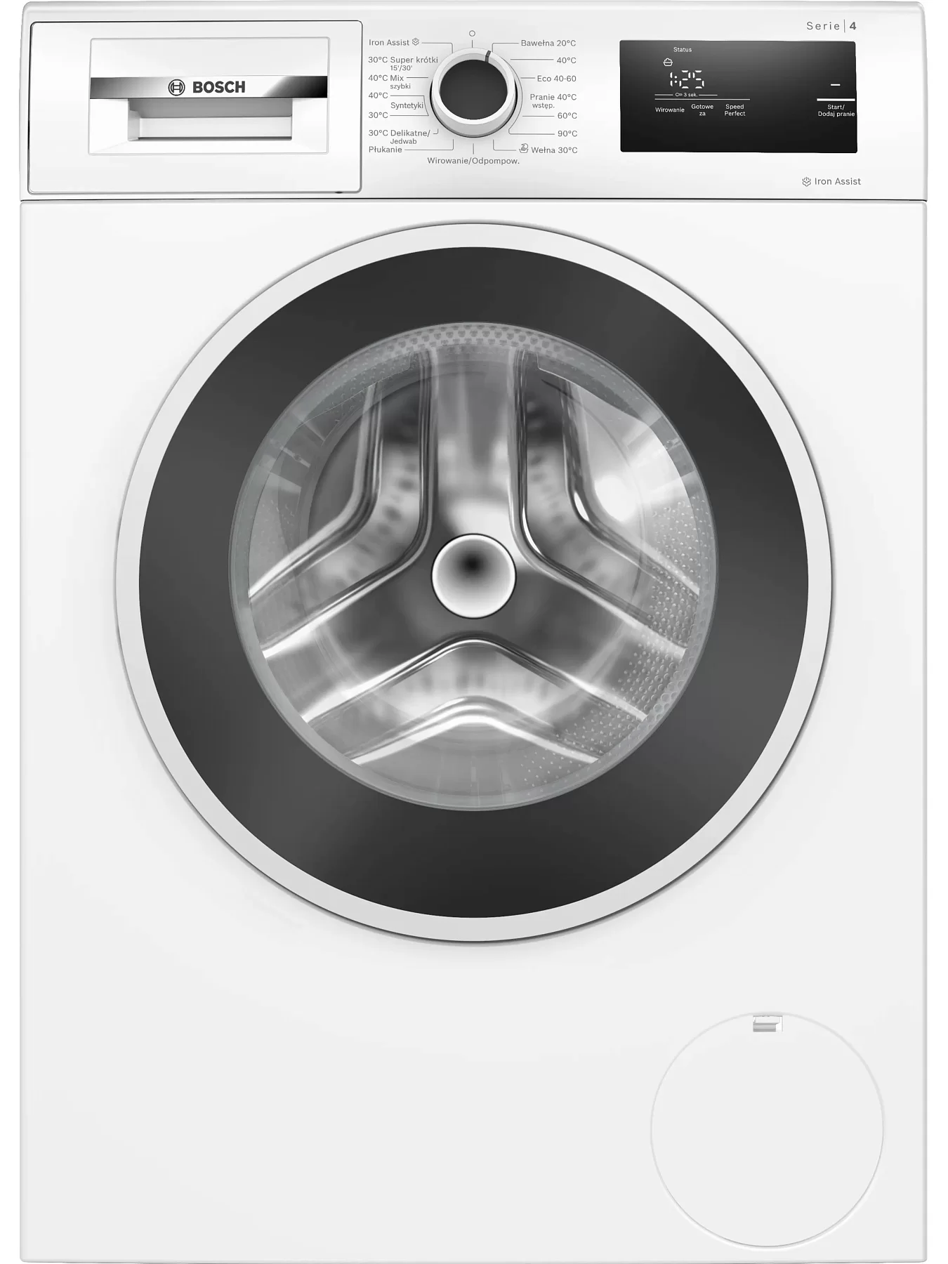 Стиральная машина Bosch WAN2405GPL (Serie4 / 59-63,3см / 8 кг / 1200об / пар / SpeedPerfect / ActiveWater Plus / EcoSilence Drive / A+++)-0