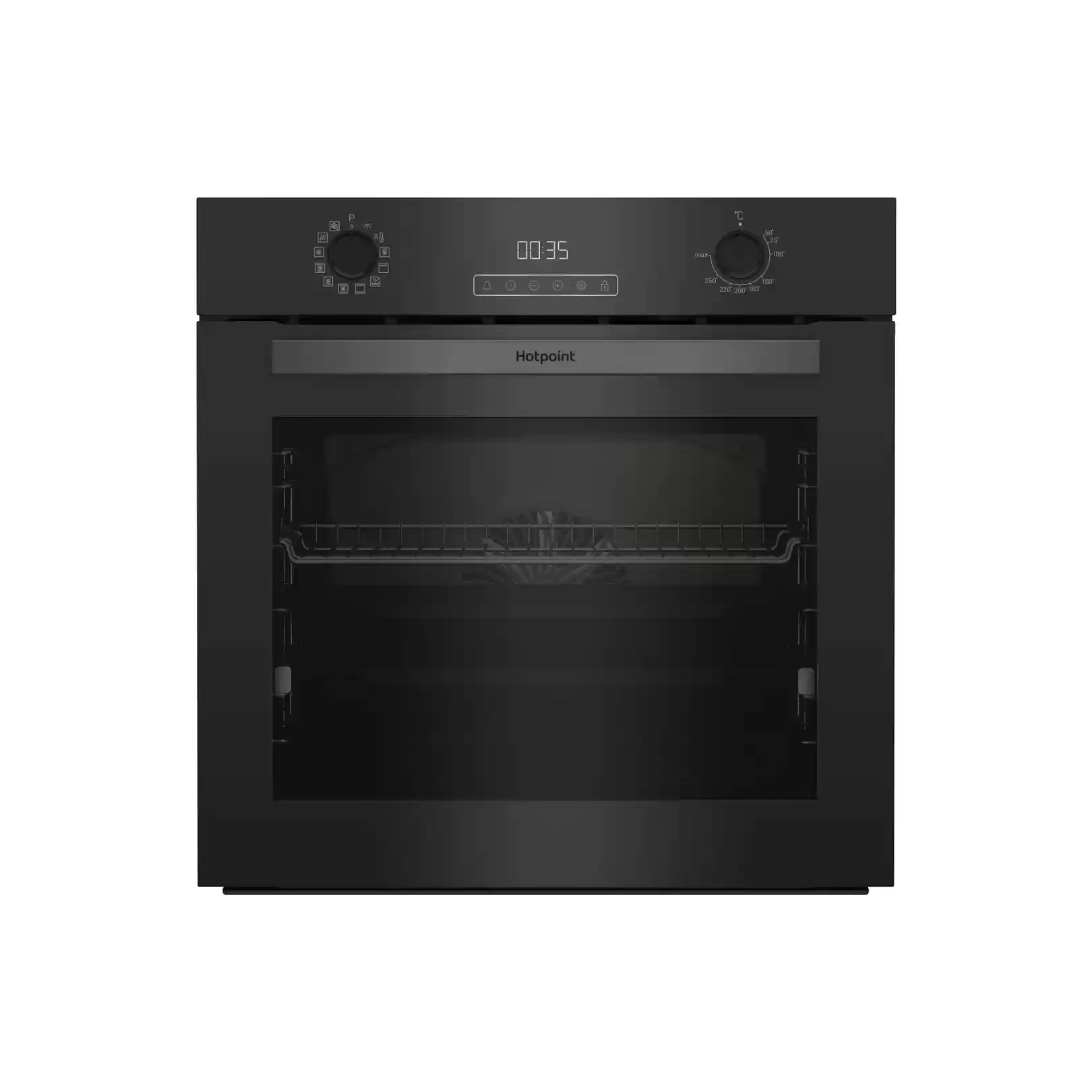 Духовой шкаф с добавлением пара Hotpoint FE9 1231 JS BLG (72 л / до 280°C / Белый, стекло / Катализ / Гриль / Телескоп. направляющие (x1) / А+)-0