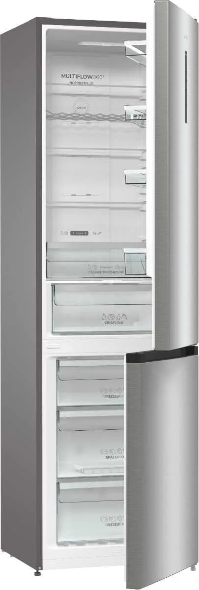 Холодильник Gorenje NRK6202AXL4 (Advanced / Объем - 331 л / Высота - 200см / A++ / Серебристый металлик / No Frost)-0