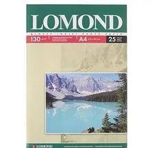 Бумага глянцевая A4 Lomond 130г/м2, 25лист. (0102041)-0