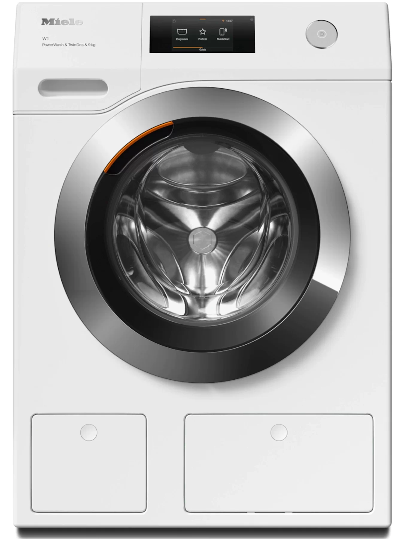 Стиральная машина Miele WCR 870 WPS (Chrome Edition / 63,6 см / 9 кг / 1600об / MTouch / TwinDos / AddLoad / Miele@home / ProfiEco Motor / A+++)-0
