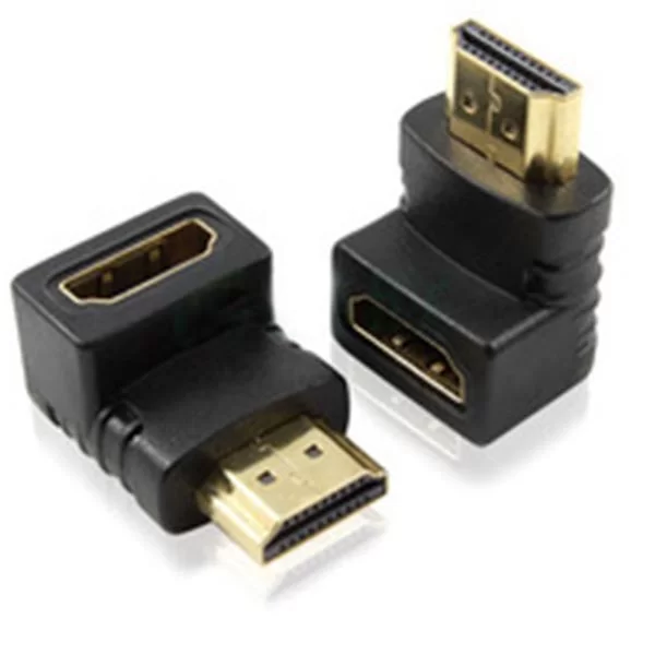 Переходник HDMI - HDMI GEMBIRD (A-HDMI270-FML), вилка - розетка, угловой разъем 270 градусов-0