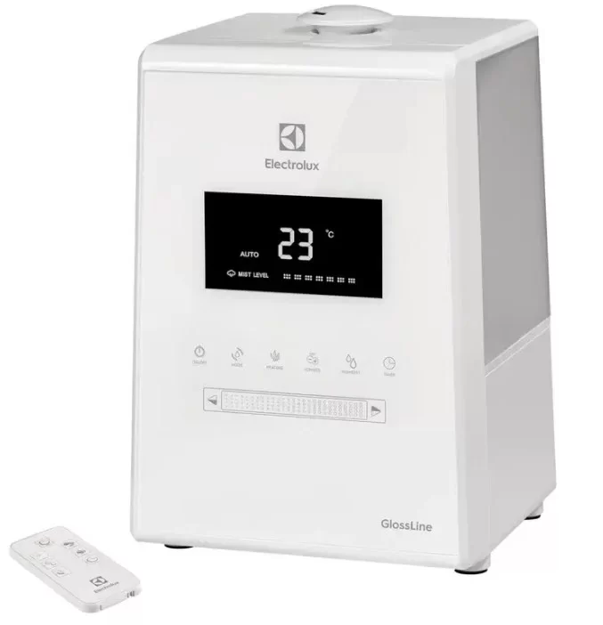Увлажнитель воздуха ультразвуковой Electrolux EHU-3615D (110 Вт, 30 м², объем 5.3 л, 500 мл/ч, белый)-0