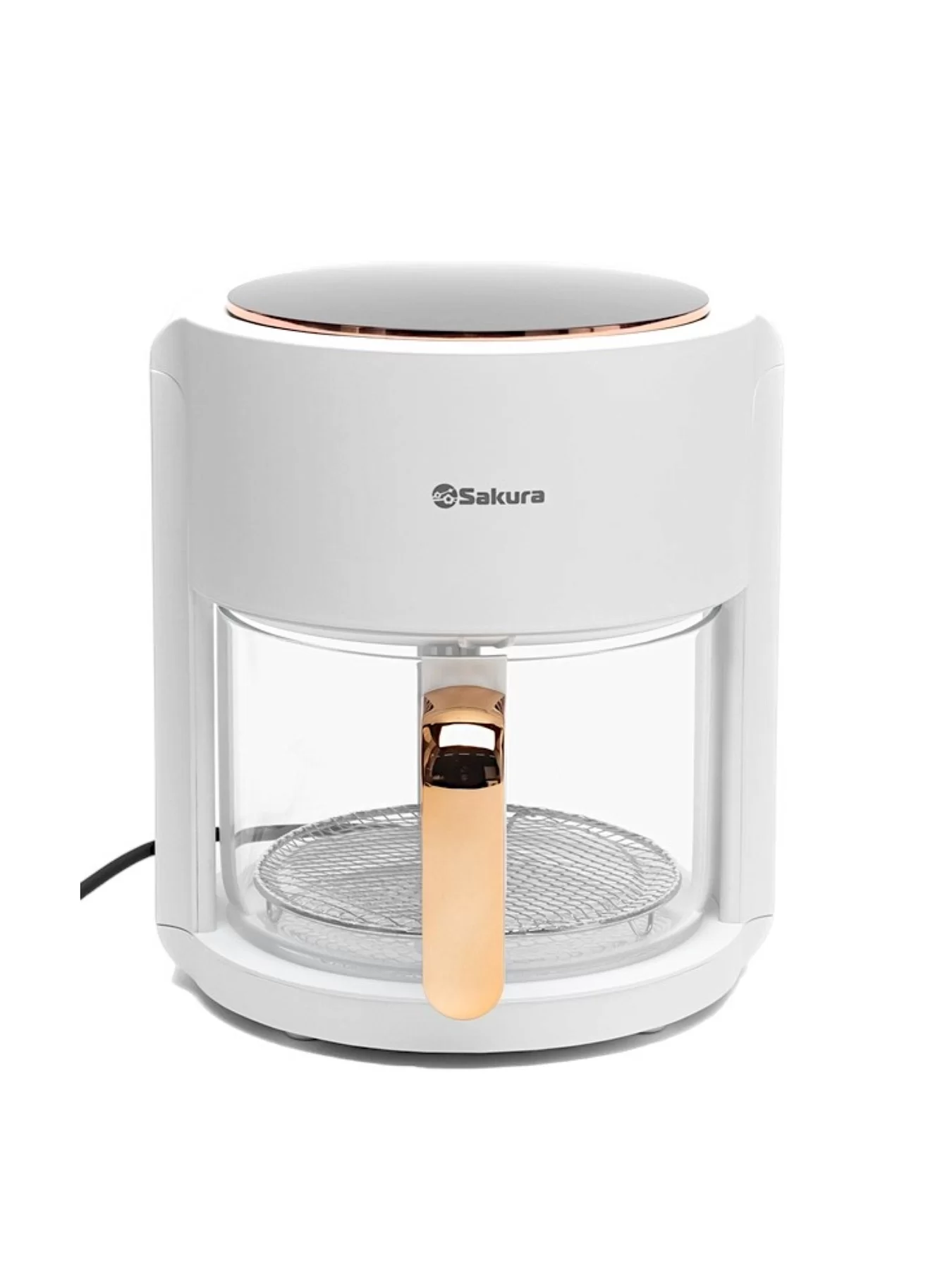 Аэрогриль Sakura SA-7673 (1300 Вт, 5 л, упр. - сенсорное, программ - 10, таймер на - 60 мин)-0