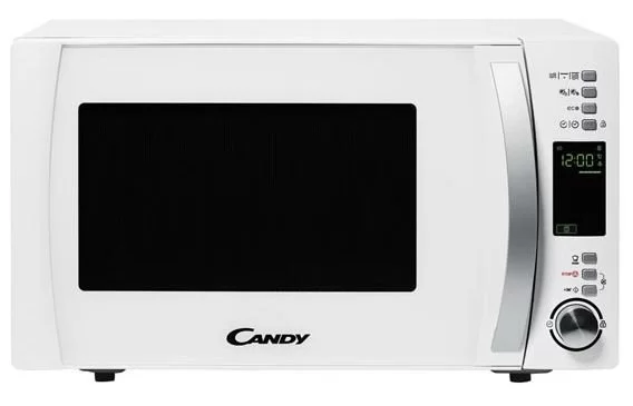Микроволновая печь Candy CMXG 25DCW (25 л, 900 Вт, переключатели поворотный механизм, кнопки, гриль, дисплей, белый)-0