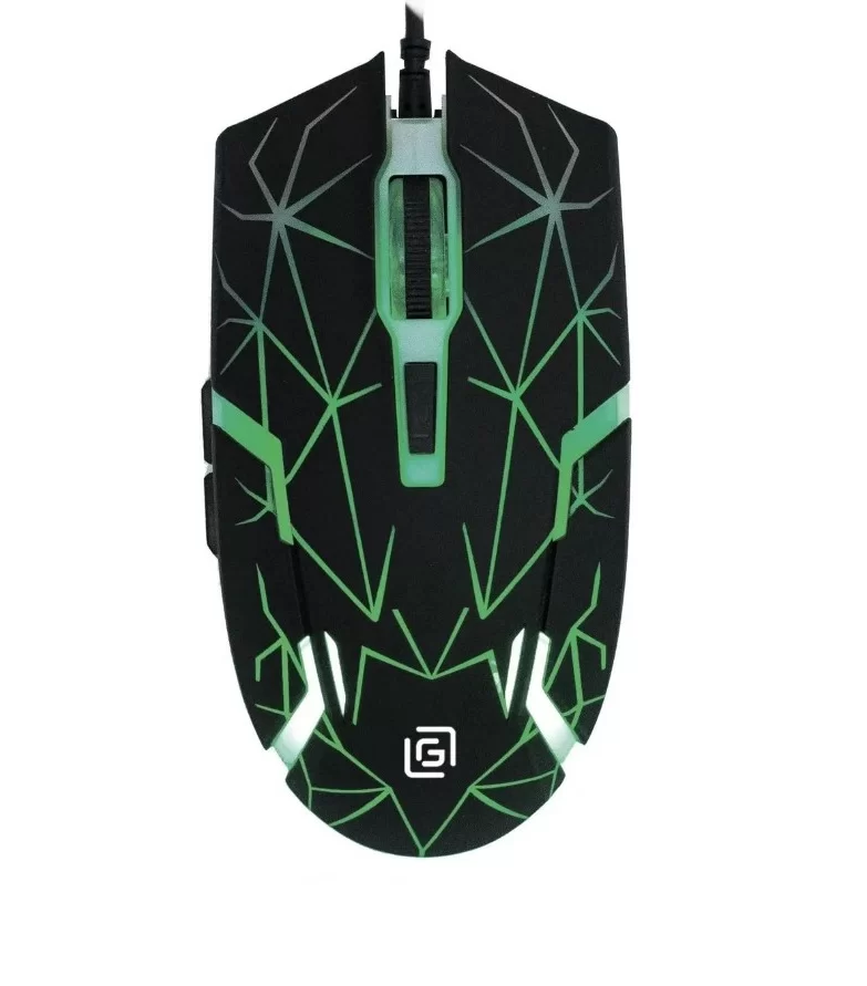 Мышь Oklick 701G игровая, 3600 dpi оптическая, проводная, USB, черный-0