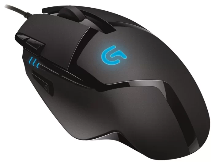 Проводная игровая мышь Logitech G402 Hyperion Fury, (Проводная 2м/4000 dpi), Черная-0