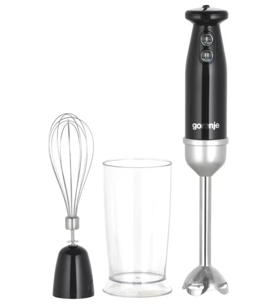 Блендер Gorenje HBX602RLBK (600 Вт/ скоростей 2 / турборежим / венчик, стакан)-0