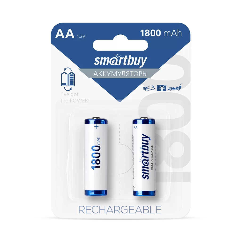 Аккумулятор BL2 R6 1800mAh Smartbuy BL-2 (аккум-р 1.2В) SBBR-2A02BL1800-0