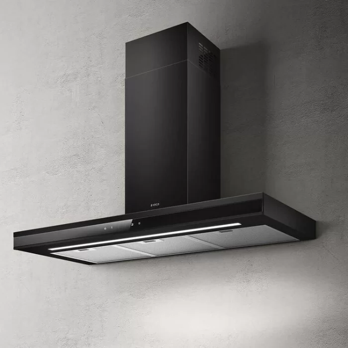 Вытяжка каминная Elica Adele BL MAT/A/60 (1300 м³/ч / 277 Вт / LED освещение 1 x 7 Вт / ширина - 60 см / Чёрный)-0