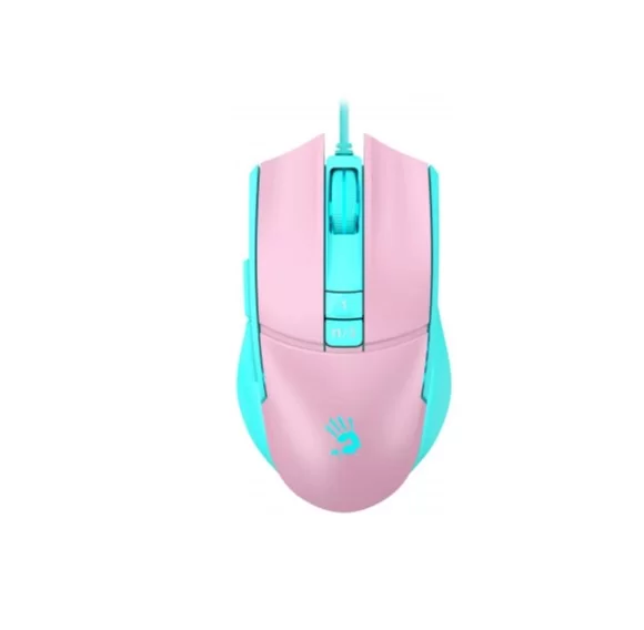 Мышь A4Tech Bloody L65 Max игровая (12000dpi), розовый/голубой-0