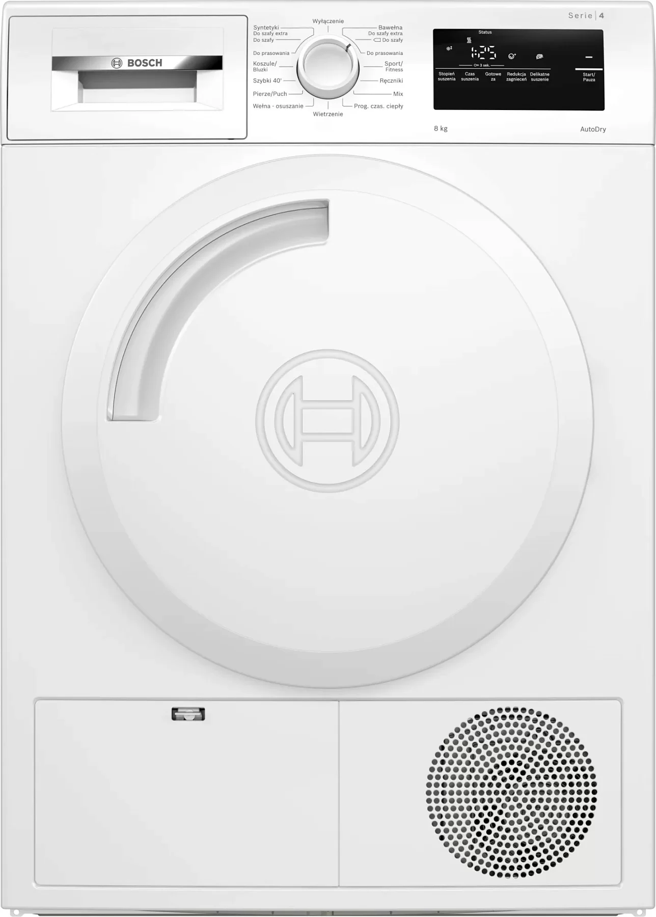 Сушильная машина с тепловым насосом Bosch WTH83252PL (Serie4 / 61,3см / 8кг / AutoDry / EasyClean / SensitiveDrying / AntiVibration )-0