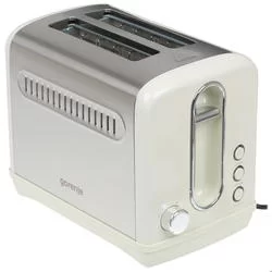 Тостер Gorenje T1100CLI (950 Вт/ тостов - 2/ подогрев, размораживание, поддон для крошек/ белый)-0