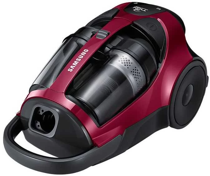 Пылесос Samsung VCC885HH3P (2200/430 Вт, контейнер 2л, красный, ручка Easy Grip с управлением)-0