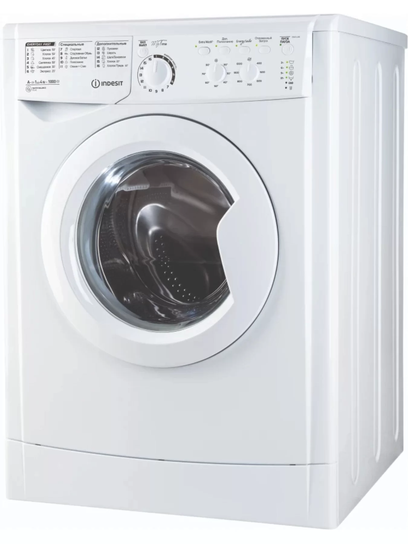 Стиральная машина Indesit EWUC 4105 CIS (32,3 см / 4кг / 1000об / Extra Wash / A)-0