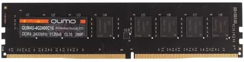 Память DDR4  4Gb 2400MHz QUMO /QUM4U-4G2400C16/-0