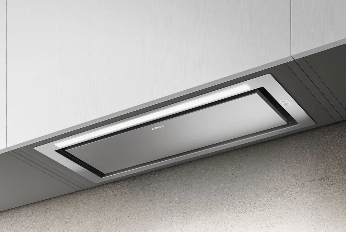 Вытяжка полновстраиваемая Elica Hidden 2.0 @ IX/A/60 (1300 м³/ч / 280 Вт / LED освещение 1x7 Вт / ширина - 52.4 см / ElicaConnect (Wi-Fi) / нерж.)-0