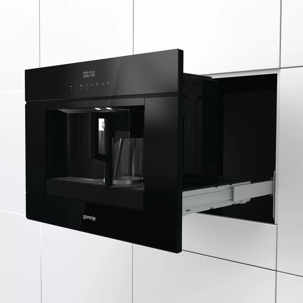 Встраиваемая кофемашина Gorenje CMA9200BG (1200Вт / 1,8л / 15 бар / Одновременное приготовление 2 ух чашек)-0