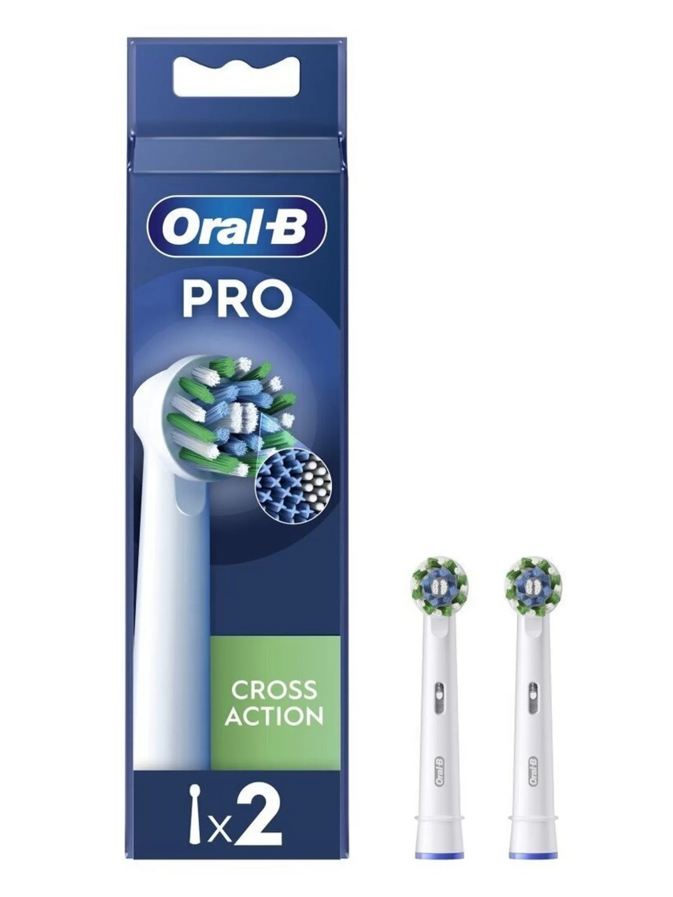 Насадка для зубных щеток Braun Oral-B Pro Cross Action EB50RX-2 (2 шт)-0