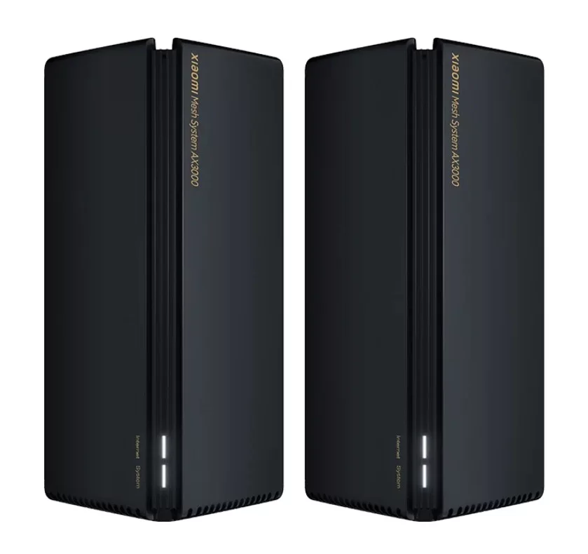 Маршрутизатор Xiaomi Mesh System AX3000 (2-pack), черный (DVB4287GL)-0