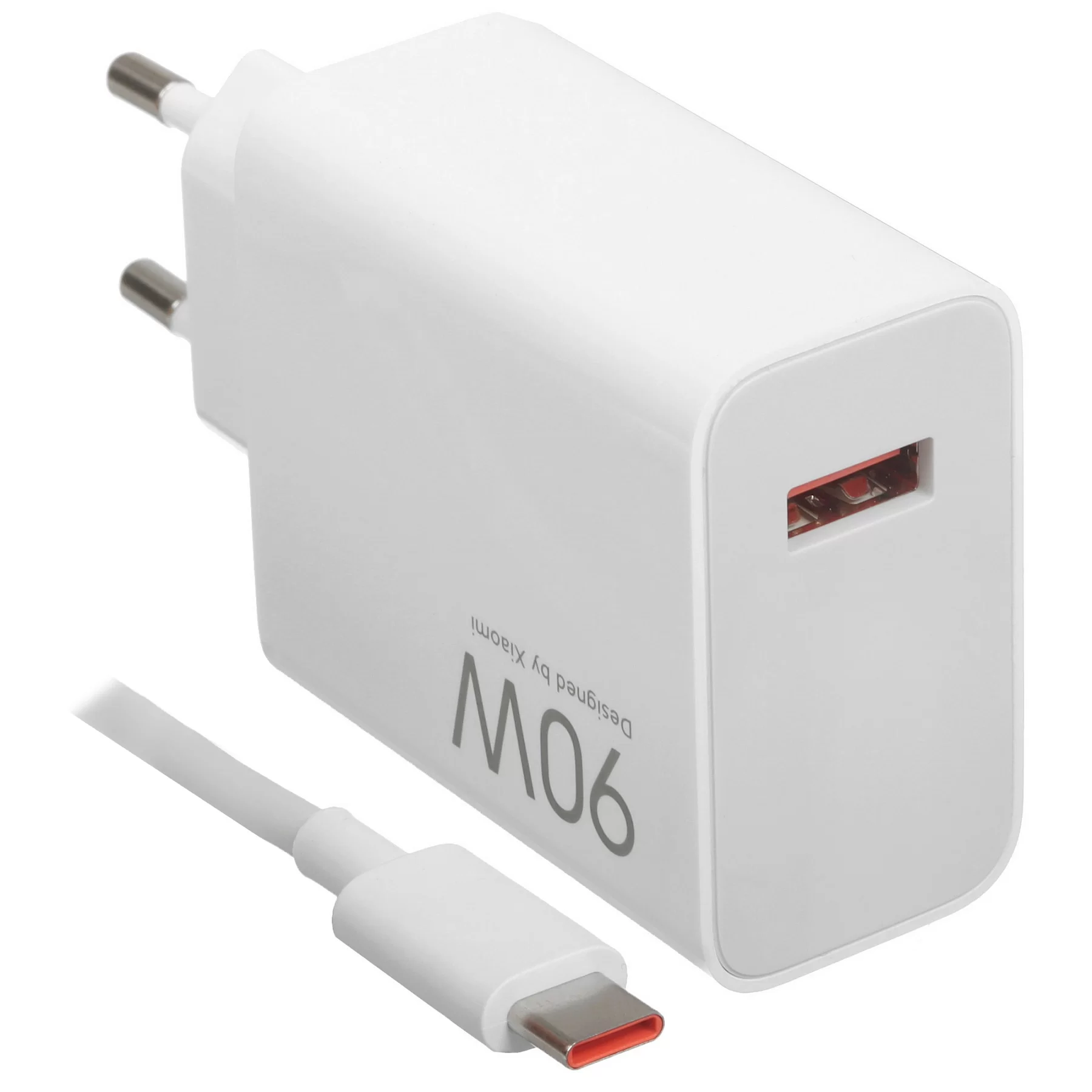 Сетевое зарядное устройство Xiaomi 90W GaN HyperCharge Combo (Type-A) (BHR07ZBEU)-0