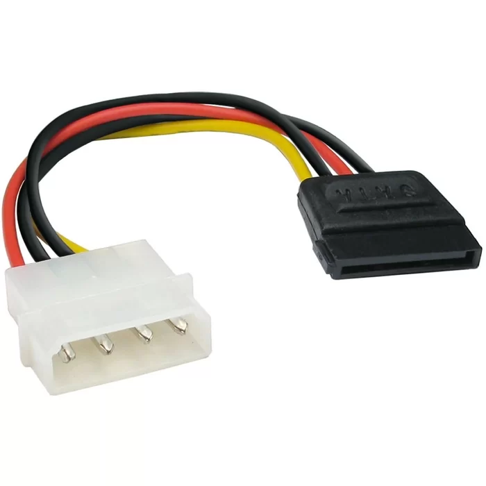 Кабель питания Molex - SATA (x2) ExeGate EX-CC-SATA-PSY (Molex 4pin/2xSATA15pin, 0,15м)-1