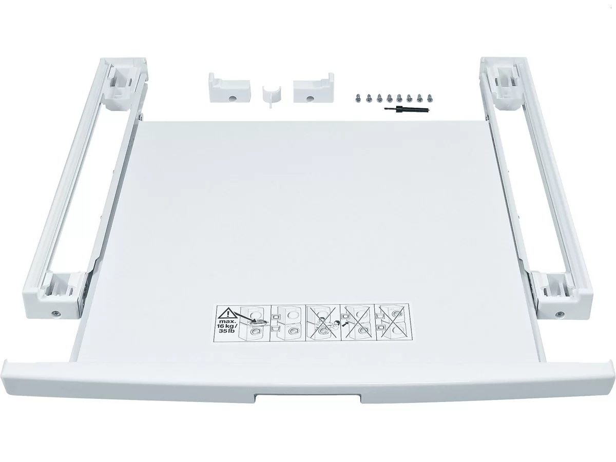 Соединительный элемент с выдвижной полочкой Bosch WTZ11400 (Грузоподъемность - 16 кг / Ширина - 60 см / Глубина - 67 см)-0