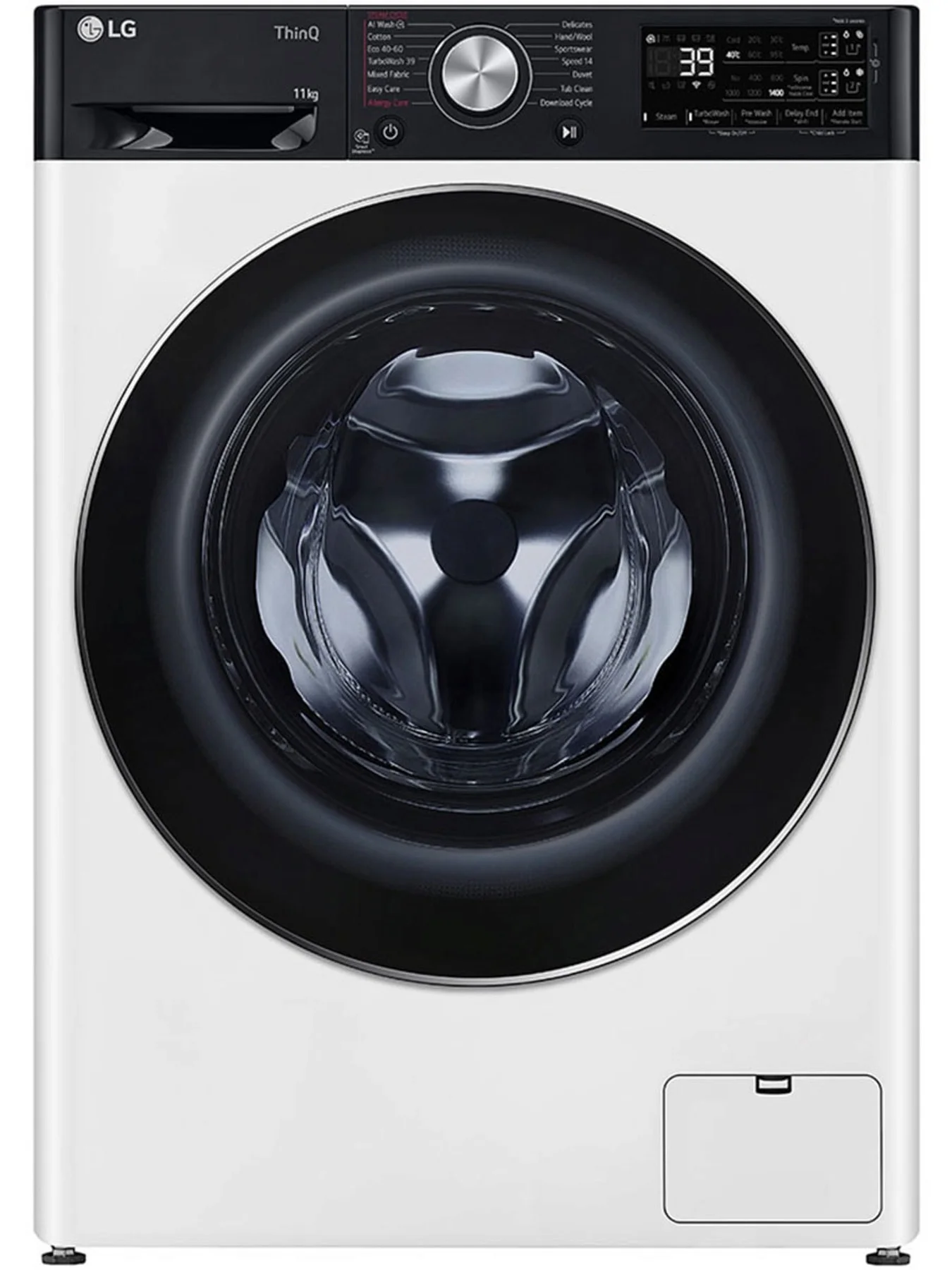 Стиральная машина LG F4WR711S3HA (56,5см / 11кг / 1400об / пар / AI DD / TurboWash360 / ThinQ(Wi-Fi) / Inverter Direct Drive / A+++)-0
