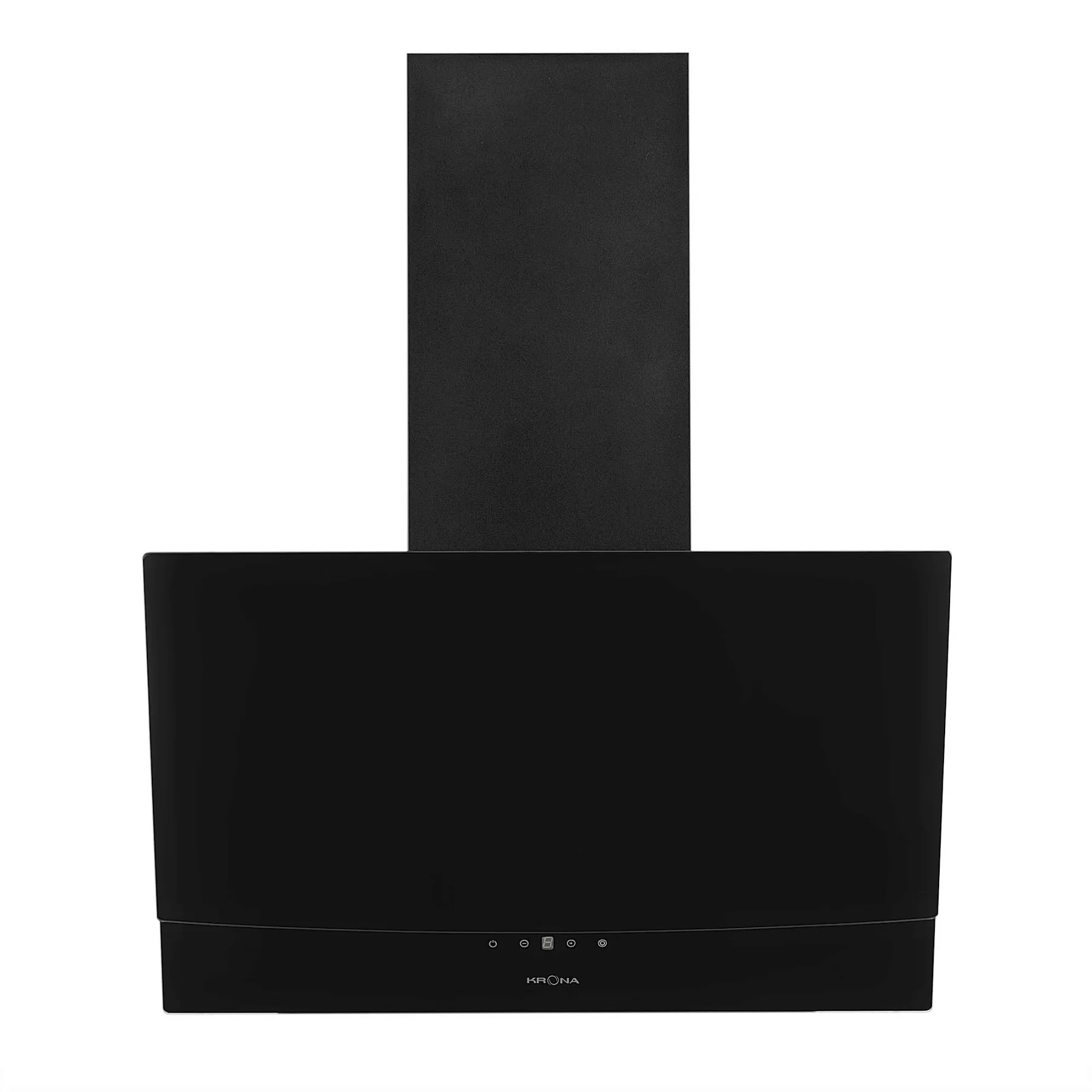 Вытяжка наклонная KRONA ALVA 600 black S (633 м³/ч / 65 Вт / LED освещение 2x1.5 Вт / ширина - 59.5 см / чёрный / cтекло)-0