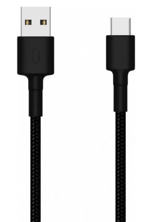 Кабель Xiaomi USB Type-C - USB, 5A, плетеный, 1 метр, черный (SJV4109GL)-0