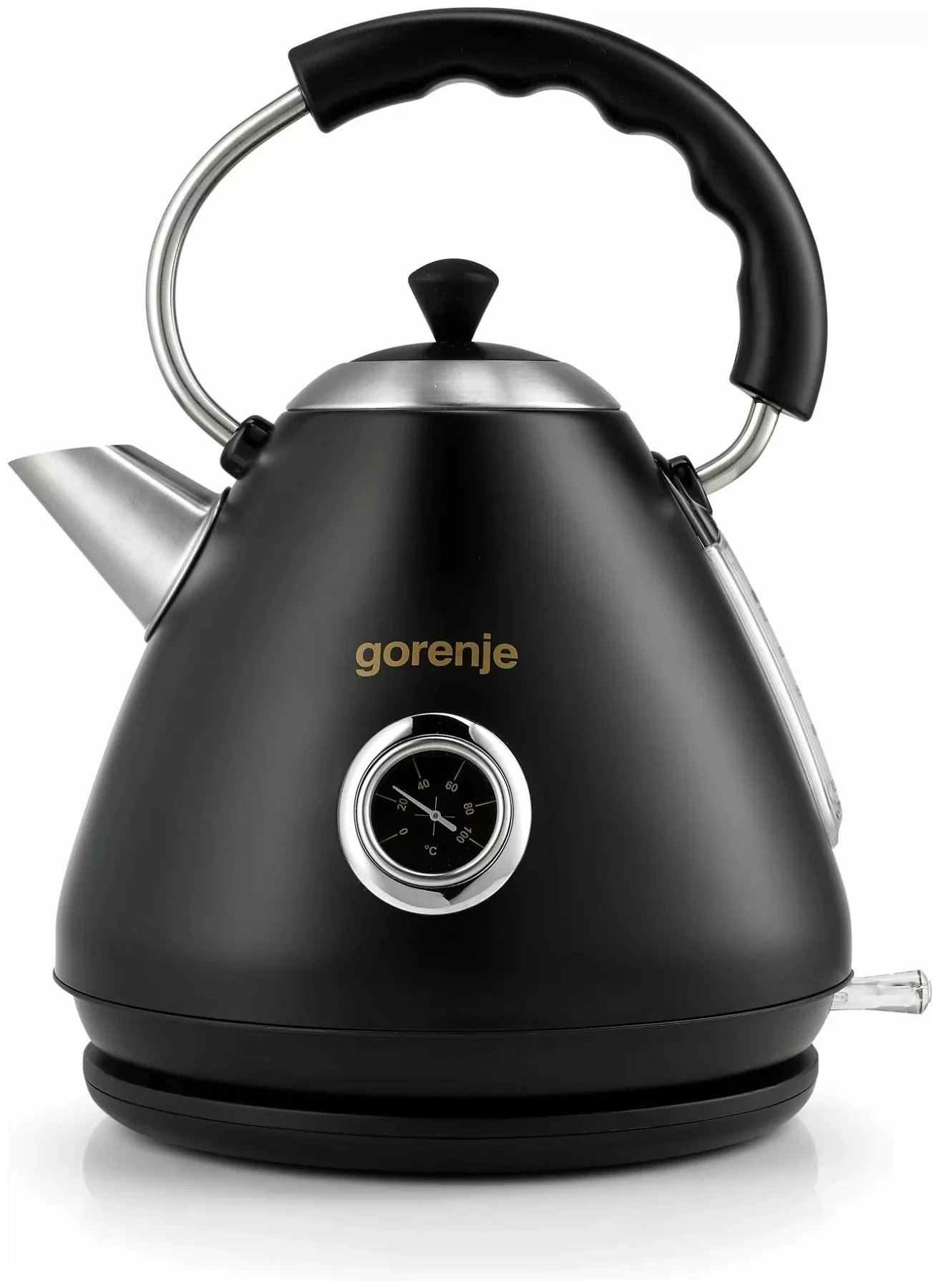 Чайник Gorenje K17CLBK  (2200Вт / 1.7л / металл / черный)-0