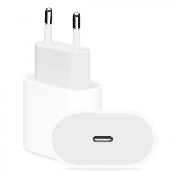 Сетевое зарядное устройство Apple 20W USB-C Power Adapter (USB Type-C/2.22A/20W/быстрая зарядка/белое)-0