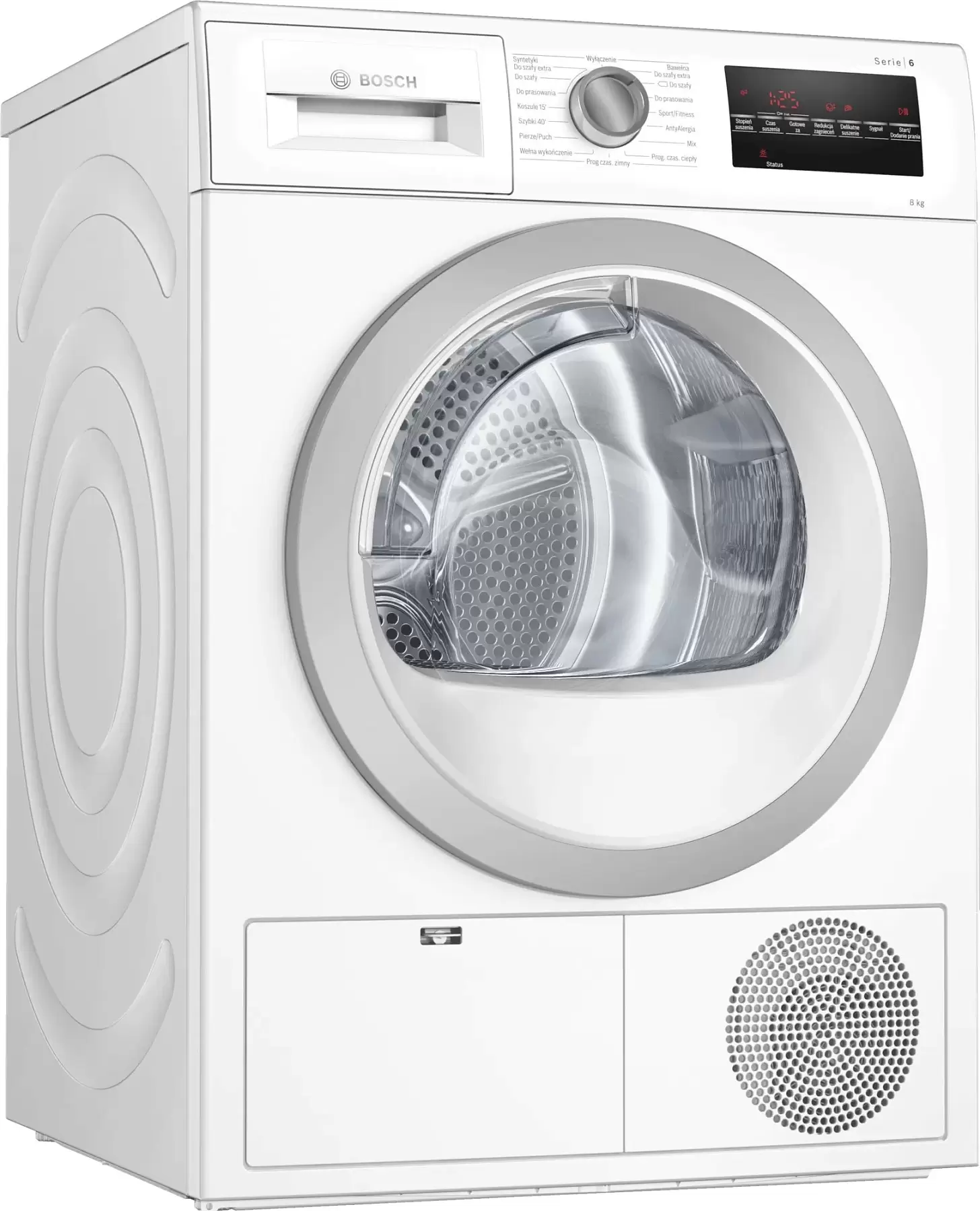 Сушильная машина кондесационная Bosch WTG86401PL (Serie6 / 61,3см / 8 кг / TouchControl / Dry plus / EasyClean / AutoDry / AntiVibration Design)-0