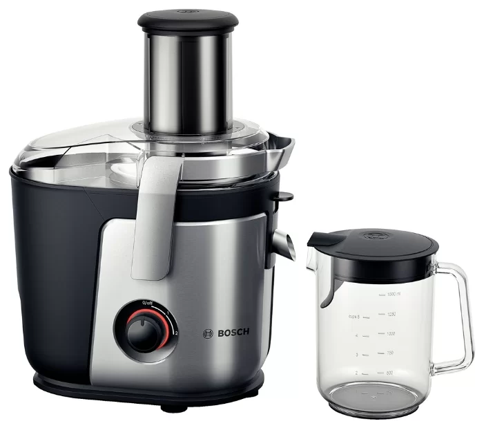 Соковыжималка Bosch MES4000 (1000 Вт/ центробежная/ скоростей - 2/ 1500 мл/ корпус - металл)-0
