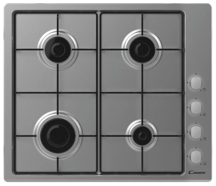 Поверхность газовая Candy CHW6LX (Smart / нерж / сталь / эмалированная сталь)-0