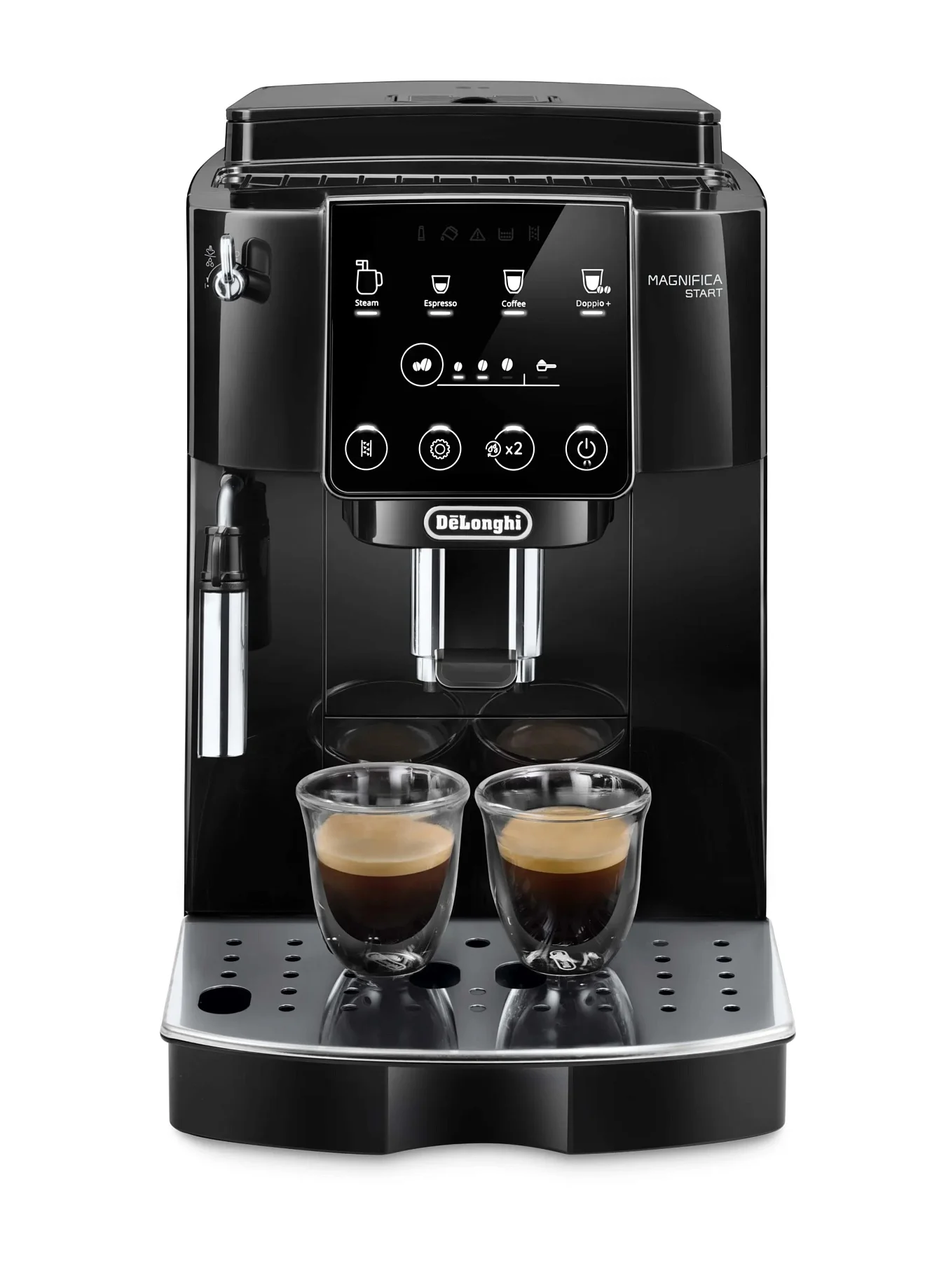 Кофемашина DeLonghi Magnifica Start ECAM220.21.B (кофе зерновой, молотый/ 1450 Вт/ 1.8 л/ капучинатор/ 3 напитка)-0