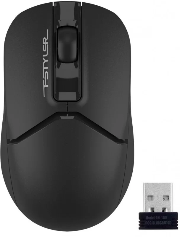 Беспроводная мышь A4Tech Fstyler FG12, оптическая, черная-0