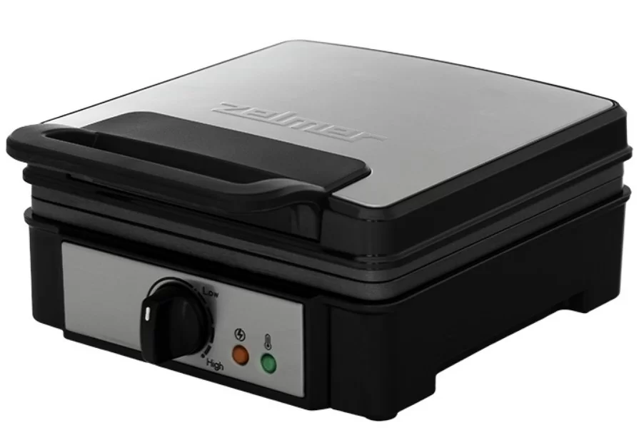 Вафельница Zelmer ZWM0012 (1200 Вт/ венские вафли/ антипригарное покрытие/ корпус - металл, пластик)-0