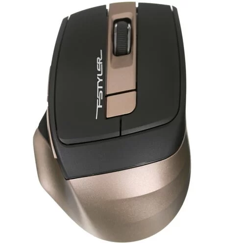 Беспроводная мышь A4Tech Fstyler FG35, оптическая, бронзовый/черный-0
